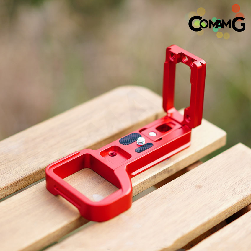 L-Plate Sony A6600 รุ่นรางด้านข้างสไลด์ Camera Grip เพิ่มความกระชับในการจับถือ