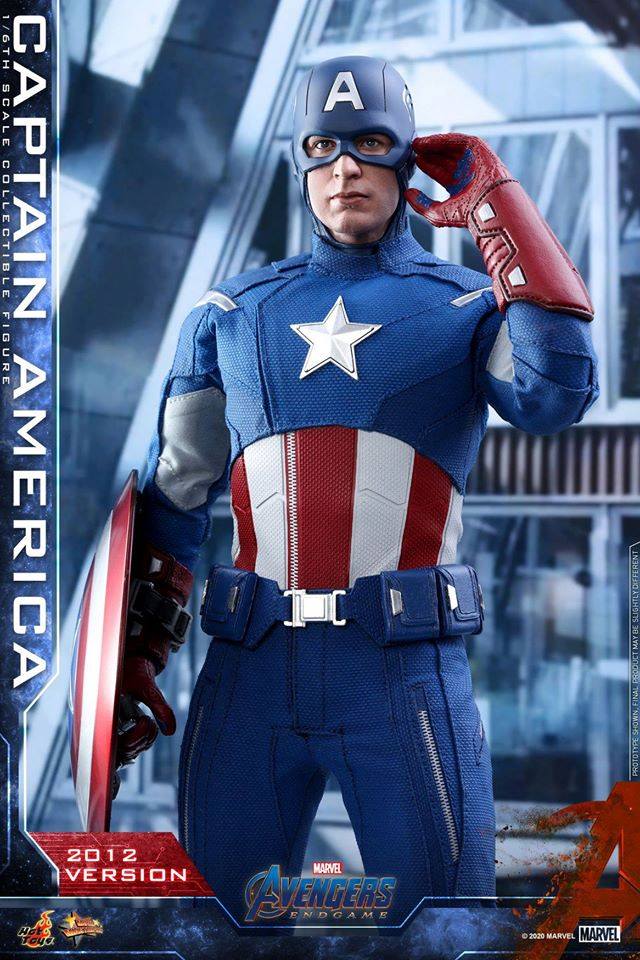 เปิดรับPreorder มัดจำ 4000 บาท r Hot Toys – MMS563 Avengers: Endgame - 1/6th scale Captain America (2012 Version) Collectible Figure