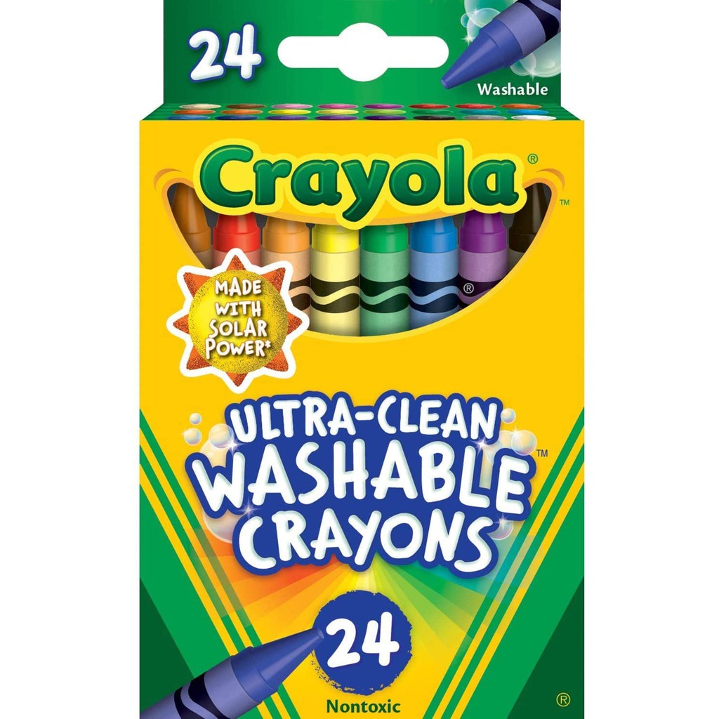 สีเทียน ล้างออกได้ Crayola Ultra-Clean Washable Color Max