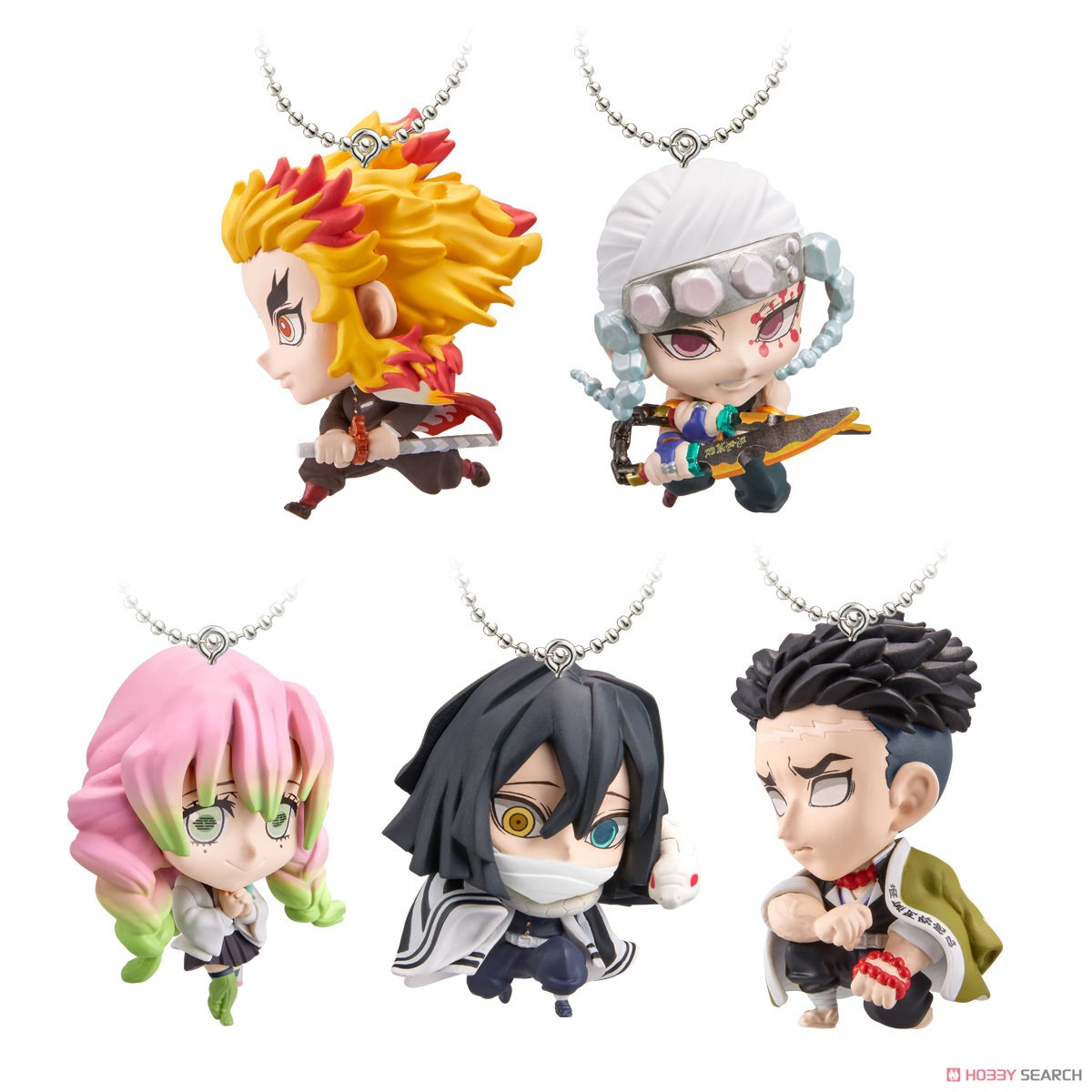 <Preorderภึงวันที่ 1/11/2021>เปิดรับPreorder มัดจำ 200 บาท Demon Slayer: Kimetsu no Yaiba Deformation Mascot 4 (Set of 10) (Shokugan)