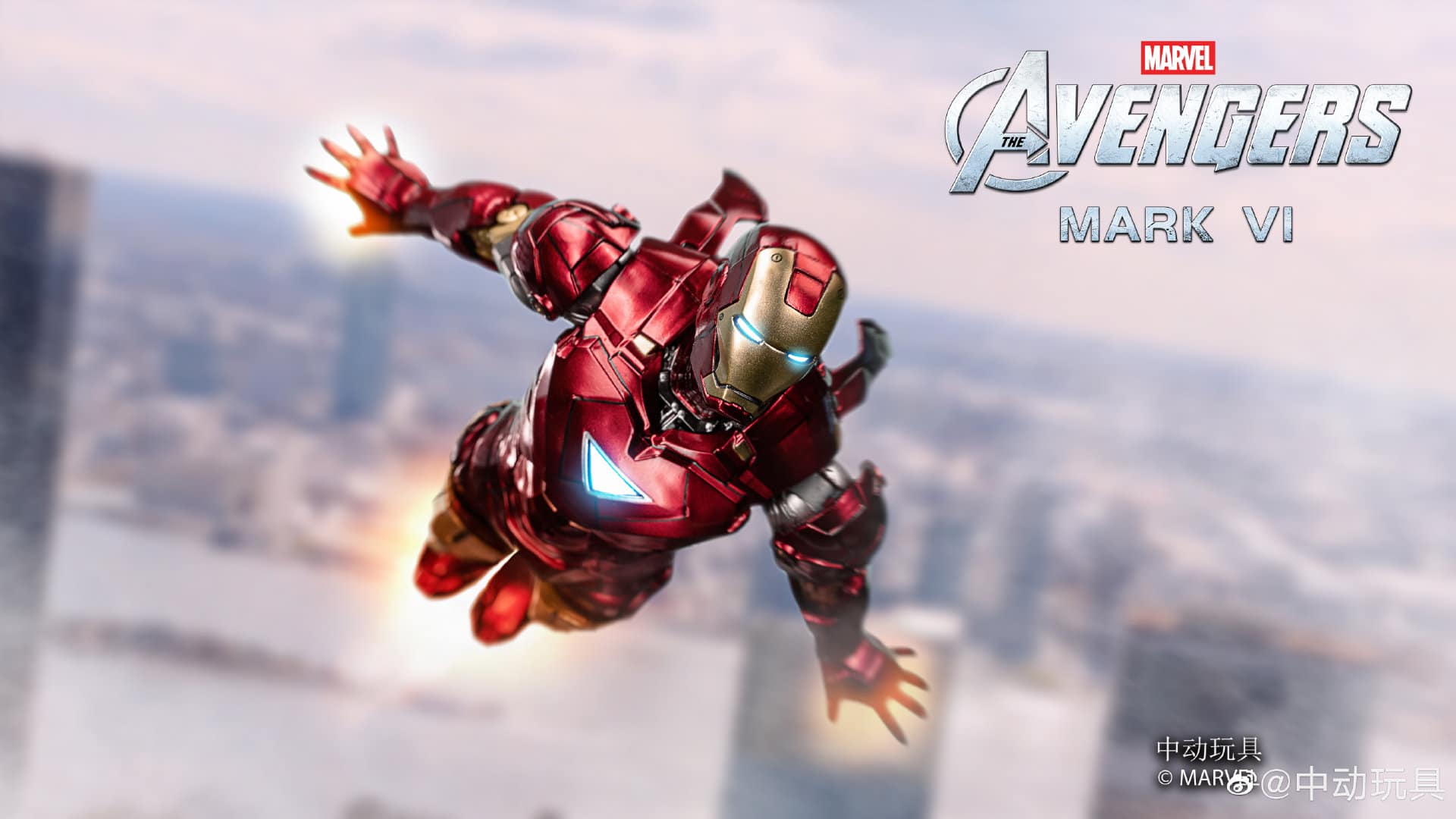 เปิดรับPreorder มัดจำ 150 บาท Marvel Studio 1/10 Iron man VI โมเดลสำเร็จ