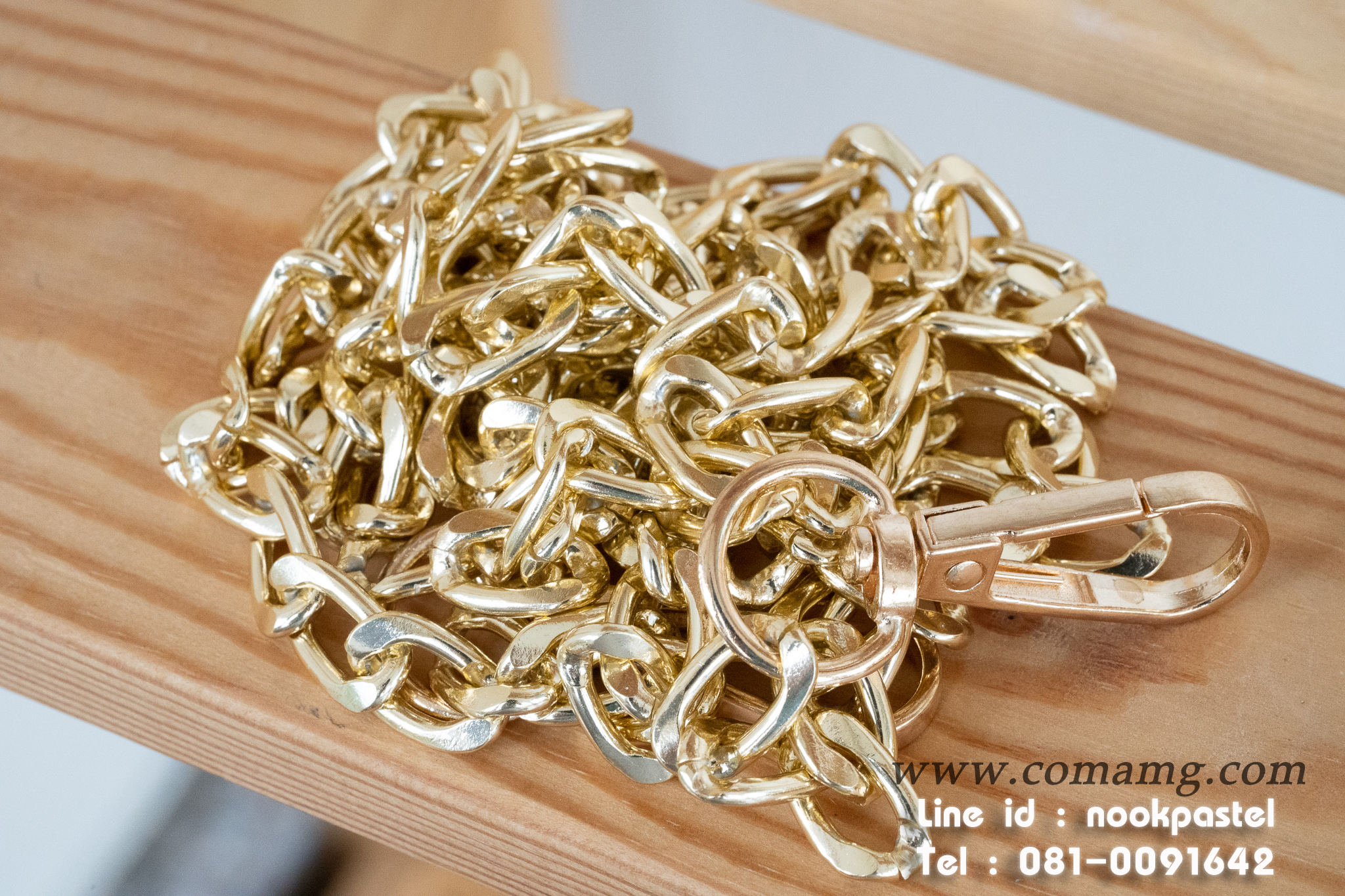 สายกระเป๋า สายโซ่ (ลายห่าง)