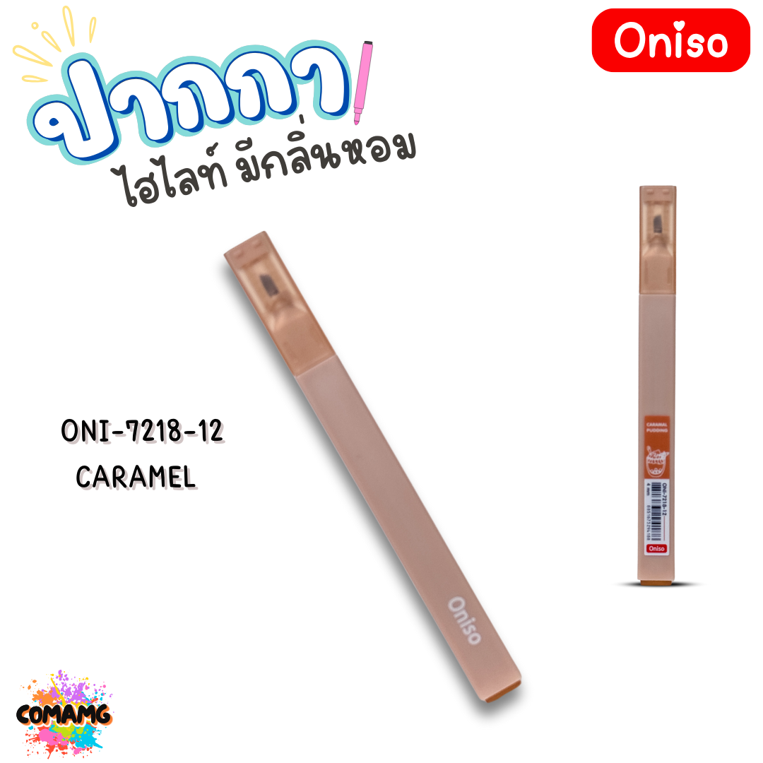 Oniso ปากกาไอไลท์ มีกลิ่นหอม 1ชุด มี 6สี Flower Set / Bakery Set ออกบิลได้ พร้อมส่ง