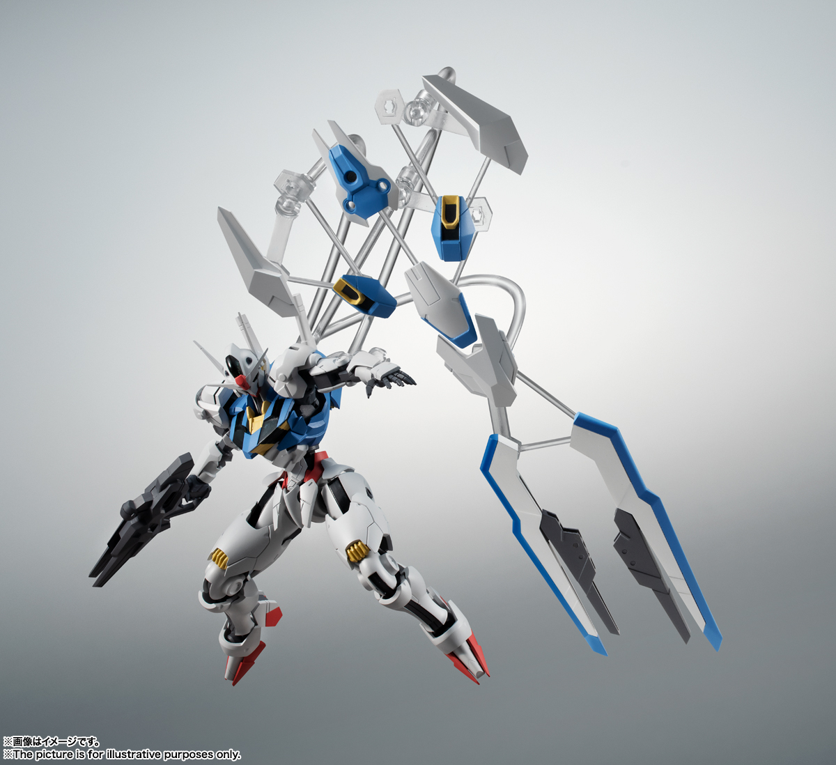 กันดั้ม Bandai Spirits The Robot Spirits <SIDE MS> R-301 XVX-016 Gundam Aerial Ver. A.N.I.M.E.