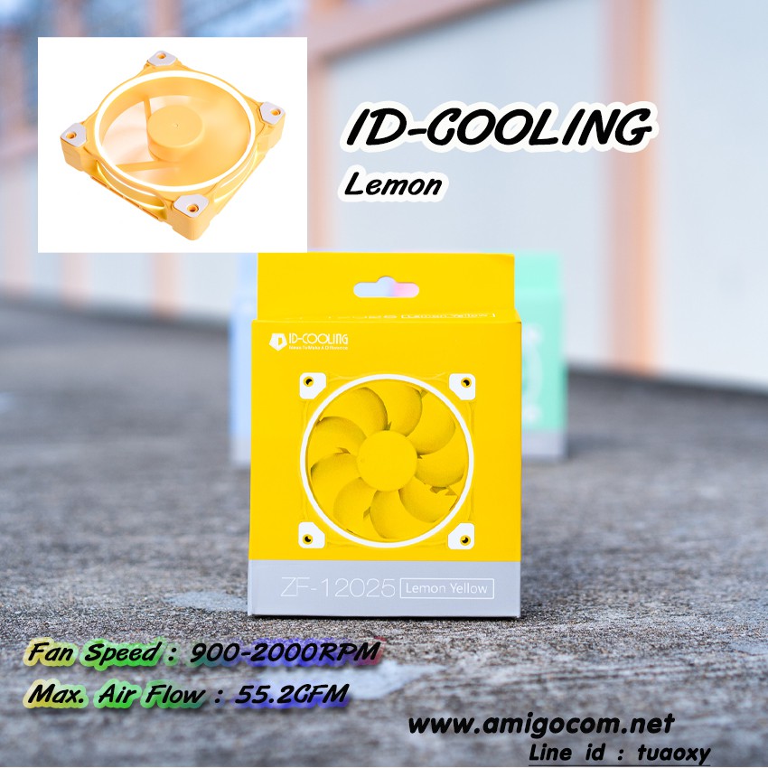 พัดลมID-Cooling Pastel สีพาสเทล ZF-12025