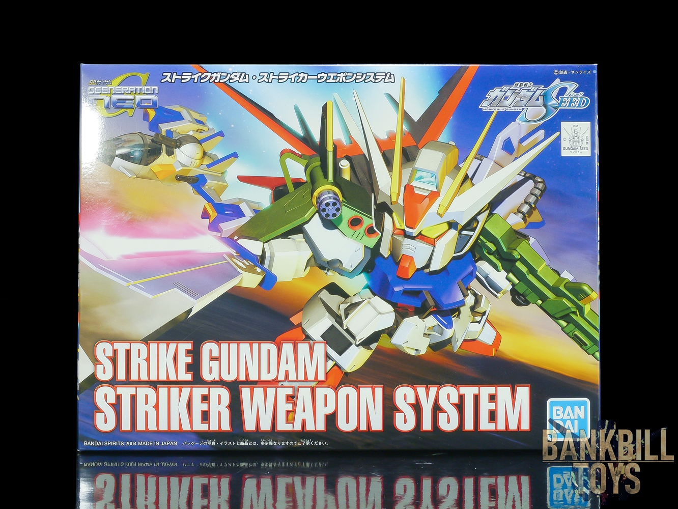 กันดั้ม Bandai Spirits Gunpla SD Gundam BB Senshi SD Gundam G Generation Neo No.259 GAT-X105 Strike Gundam Striker Weapon System