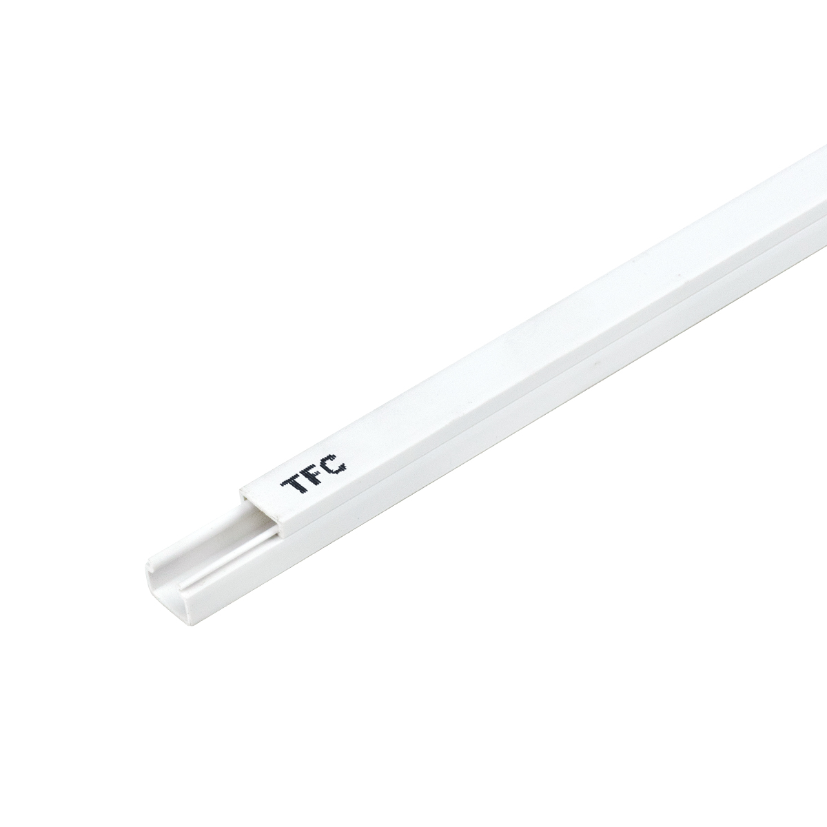TFC รางร้อยสายไฟฟ้า (11x19x2) ขาว [TET002 WHITE]