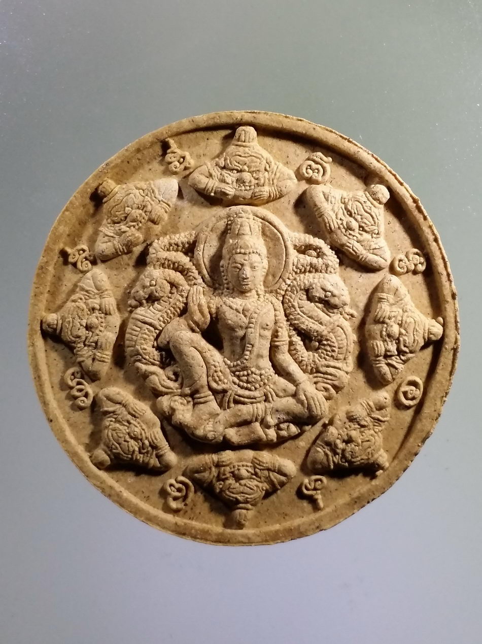 รหัสสินค้า จตุคามรามเทพ 359 พระเทวราชโพธิสัตว์จตุคามรามเทพ รุ่น โคตรเศรษฐีมีกำไร สร้างปี 2550 พิมพ์องค์พ่อ - หลวงปู่ทวด เนื้อว่านขาว