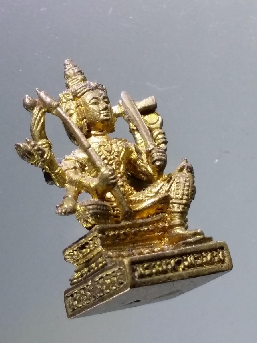 Antig Pim 108 รูปหล่อพระมหาพรหม เนื้อทองสตางค์ หลวงพ่อแนม วัดเขาหน่อ อำเภอบรรพตพิสัย จังหวัดนครสวรรค์ หายาก สร้างน้อย ไม่ค่อยพบเจอครับ