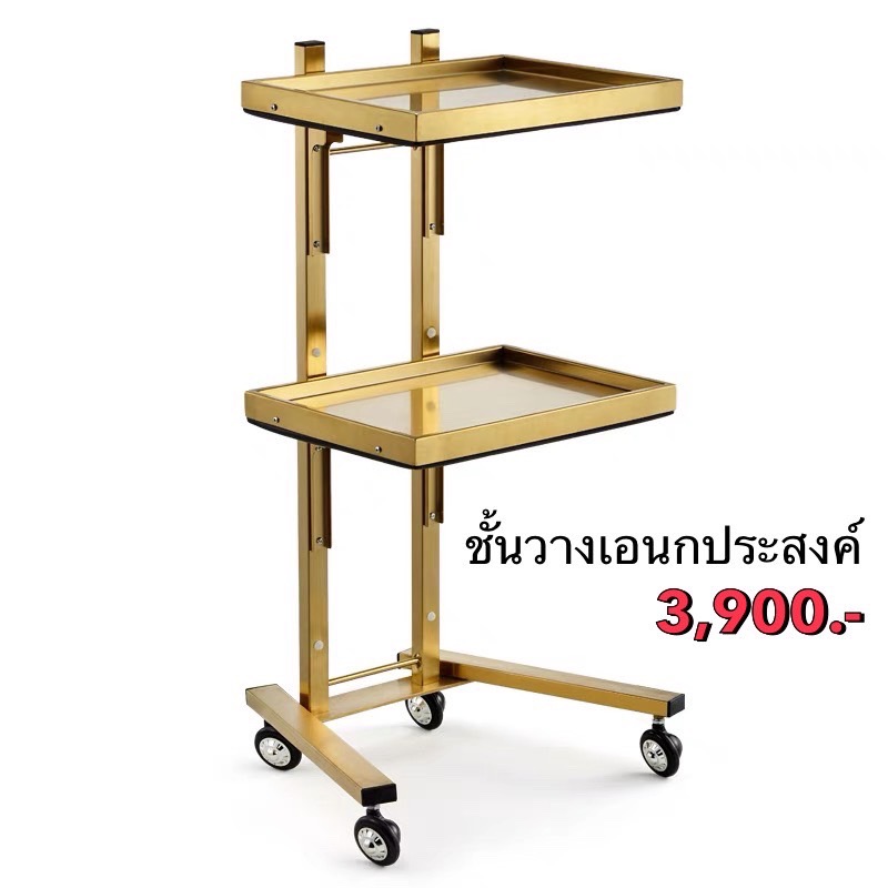 รถเข็นวางเครื่องมือ พับเก็บได้