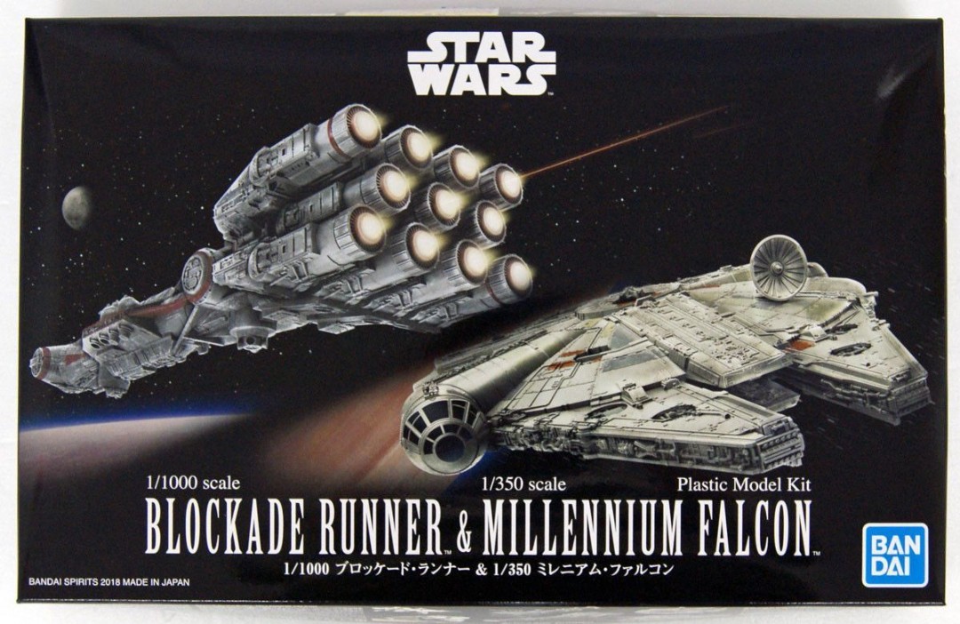 [STARWARS] 1/1000 Blockade Runner & Millennium Falcon