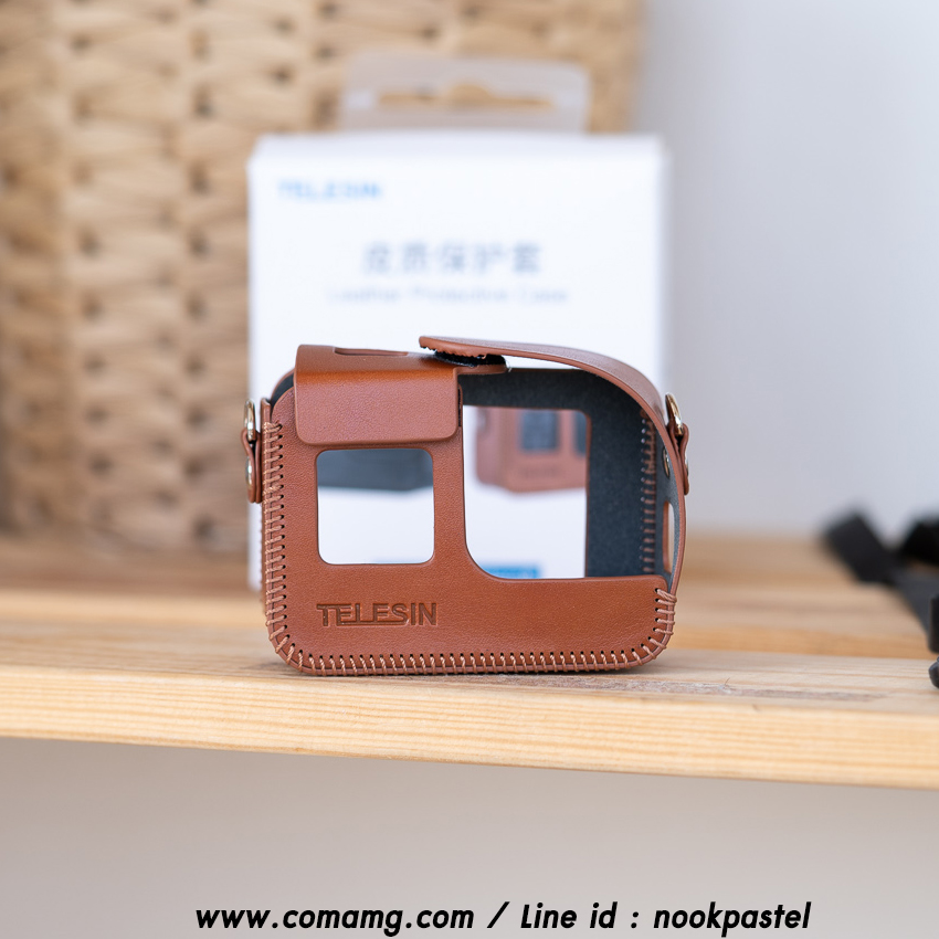 เคสGopro8 เป็นหนัง ทรงRetro เคสTelesin