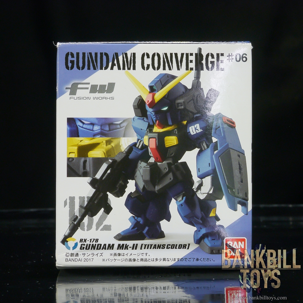 กันดั้ม Bandai Candy Toy FW Gundam Converge #06 No.152 RX-178 Gundam Mk-II [Titans Color Ver.]