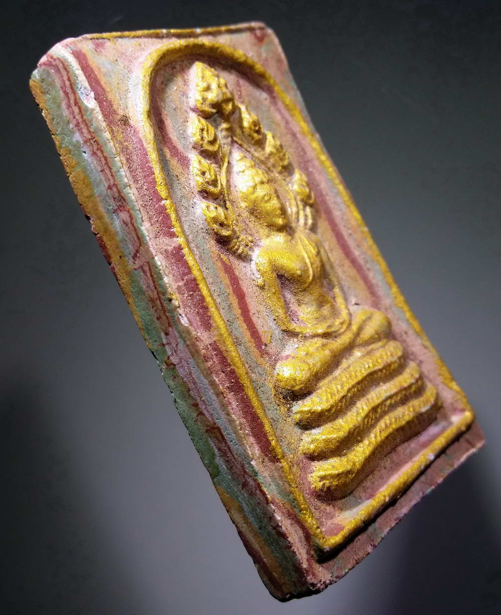 รหัสสินค้า พระไม่ทราบที่ 213 พระนาคปรกสายรุ้งหลังยันต์น้ำเต้า และใบโพธิ์ พิมพ์ใหญ่ ไม่ทราบที่ พระรายการนี้ให้เช่าบูชาแล้ว