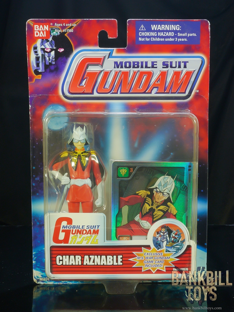 กันดั้ม Bandai America Mobile Suit Gundam Figure Char Aznable