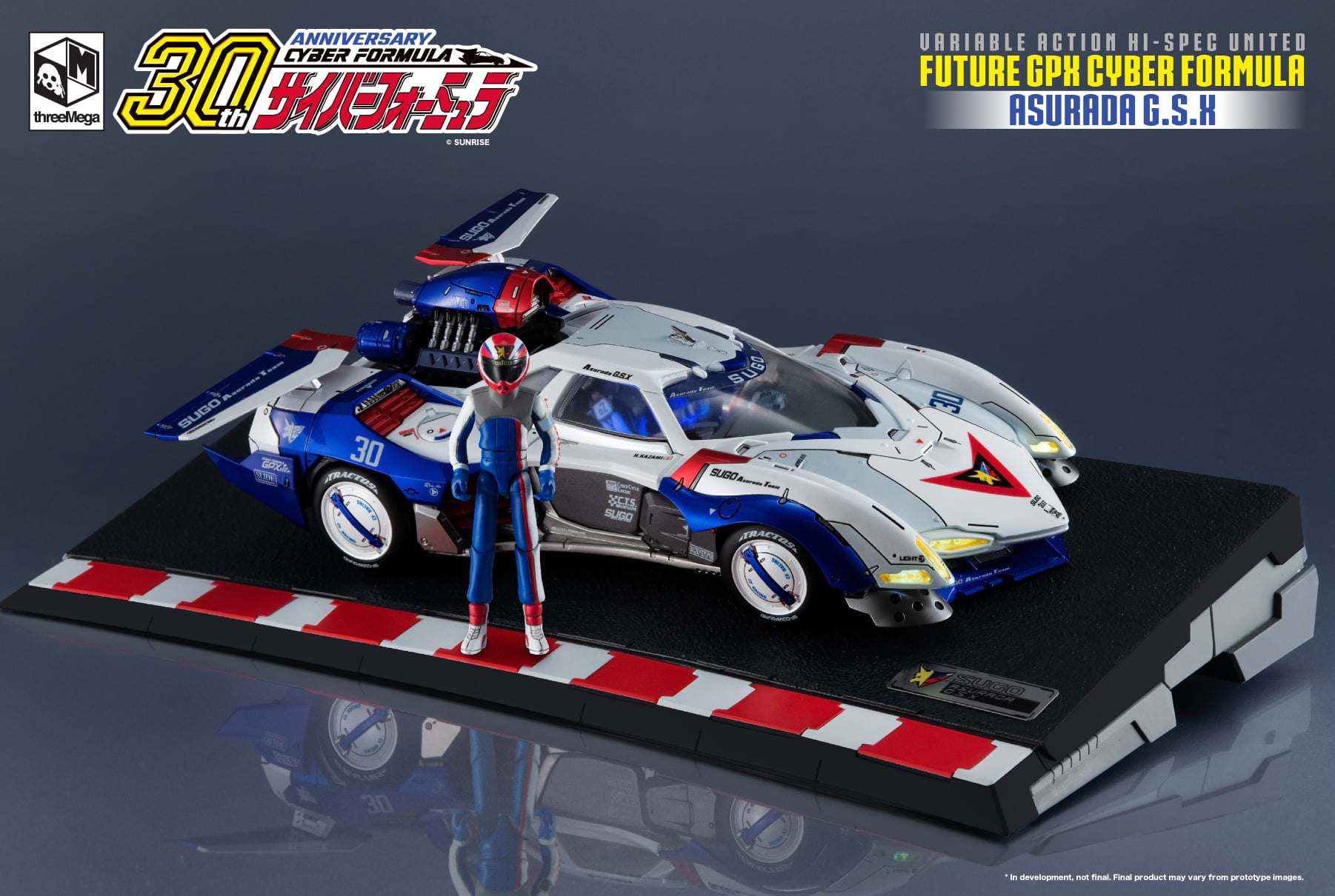 <Preorderถึง 9/2/2022 >เปิดรับPreorder มัดจำ5000 บาทthreeMega: VARIABLE ACTION Hi-SPEC UNITED FUTURE GPX CYBER FORMULA ASURADA G.S.X