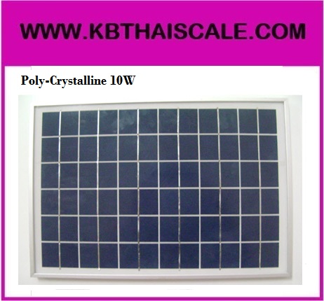 แผงโซล่าเซลล์ พลังงานแสงอาทิตย์ Poly-Crystalline Silicon Solar Cell Module 10W