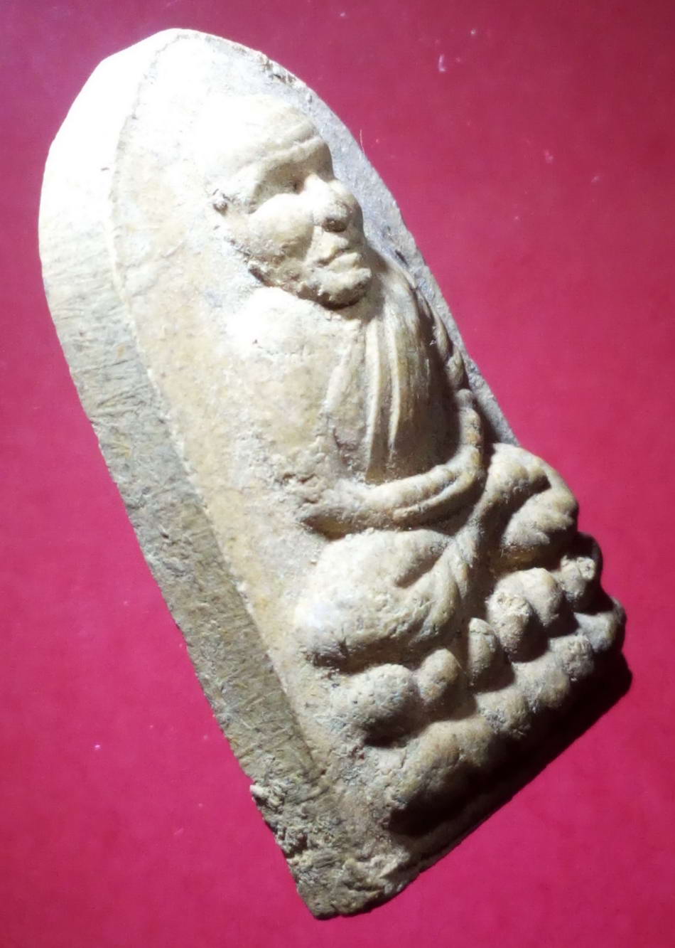 รหัสสินค้า หลวงปู่ทวด วัดต่างๆ 176 หลวงปู่ทวด เนื้อผงหลังเรียบ ไม่ทราบวัด