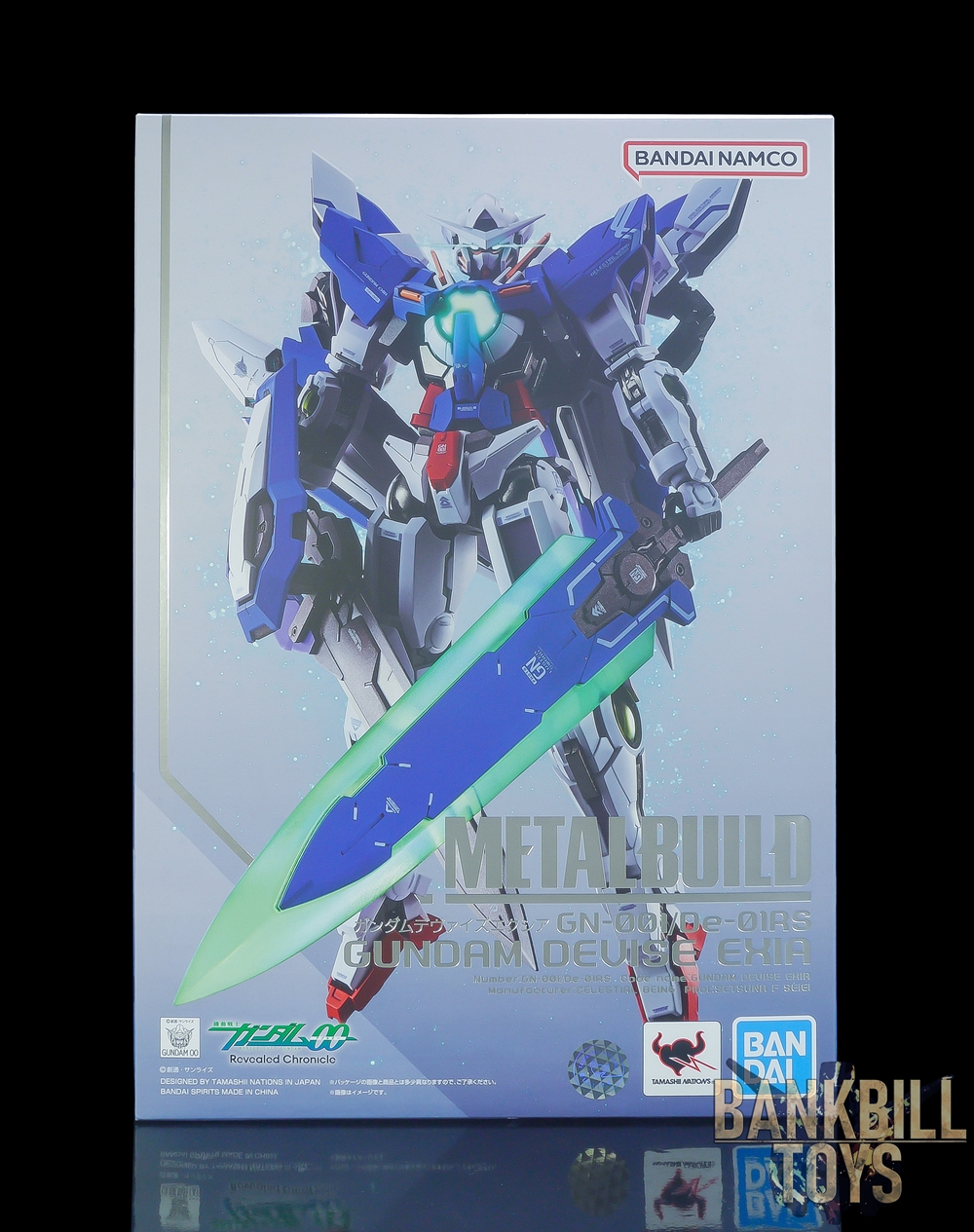 กันดั้ม Bandai Spirits Metal Build GN-001/De-01RS Gundam Devise Exia