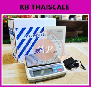 ตาชั่งดิจิตอล เครื่องชั่งดิจิตอลตั้งโต๊ะ เครื่องชั่งระบบอิเล็กทรอนิกส์ เครื่องชั่ง 1200g ละเอียด 0.1g ขนาดแท่น 13 x 17 เซ็นติเมตร AND รุ่น EK-1200i ( MADE IN JAPAN )