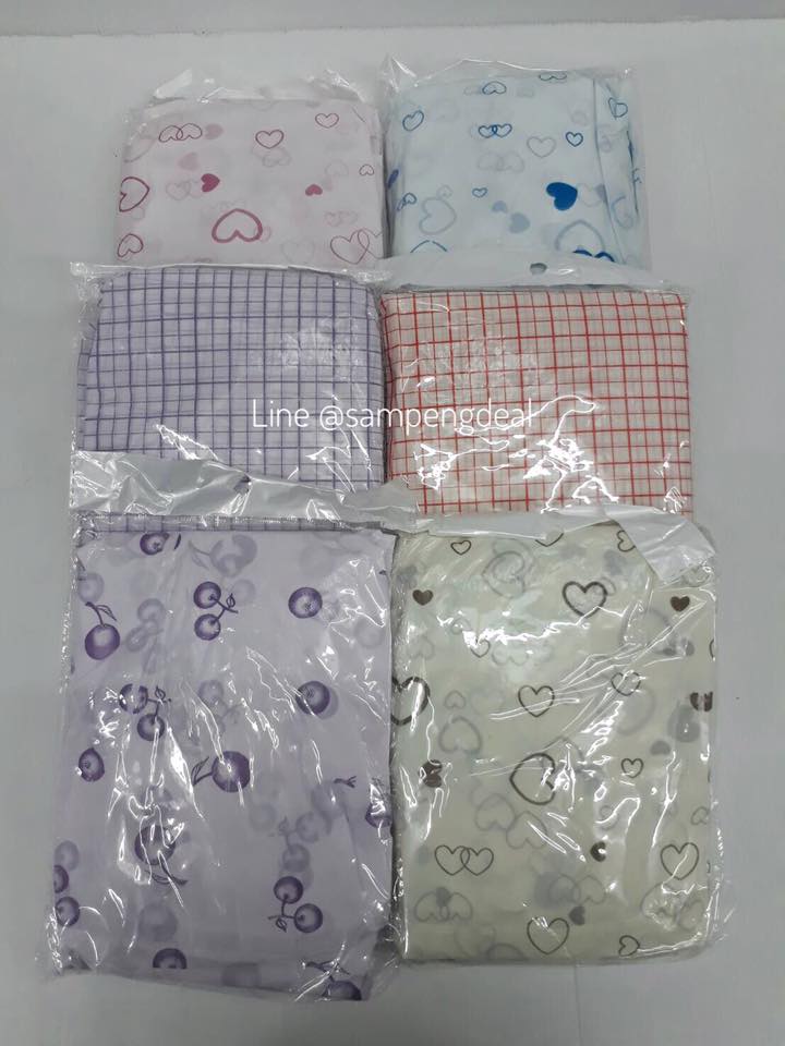 เสื้อกันฝนพกพาแบบบาง คละลาย ตัวใหญ่