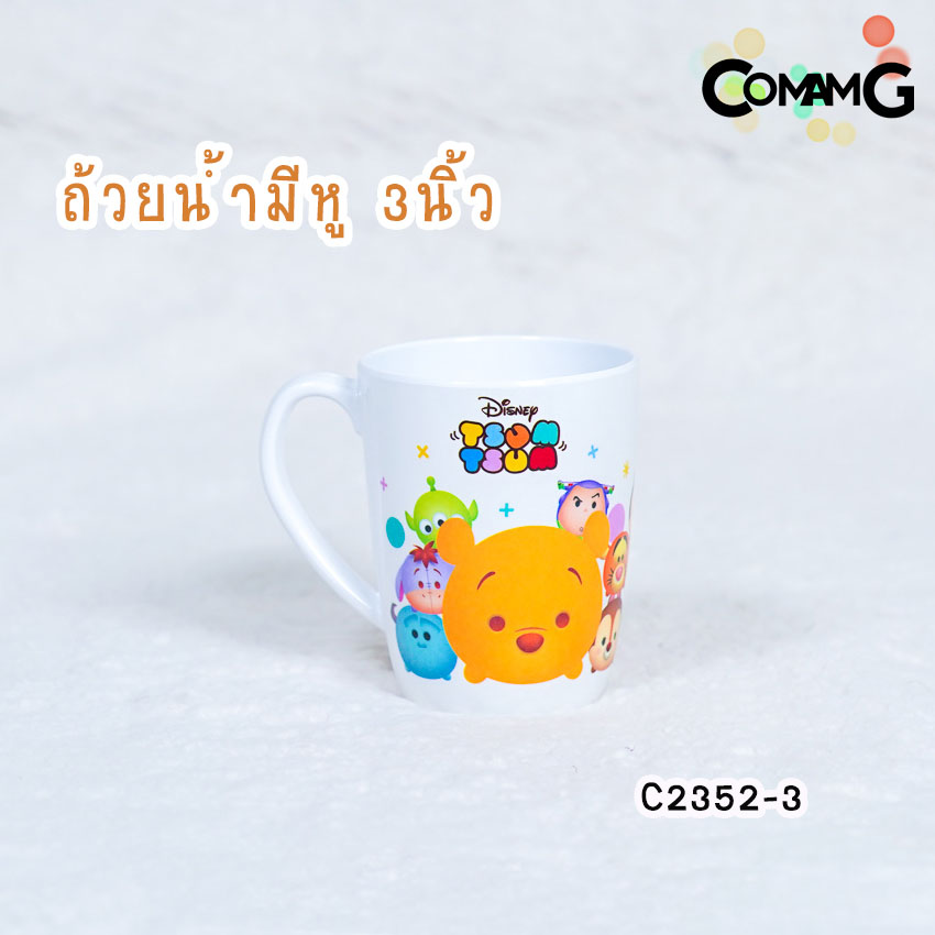 จานชามช้อนเด็ก Disney Tsum Tsum ชุดเซ็ตอุปกรณ์ทานอาหารสำหรับเด็กลายดิสนี่ย์ ซัมซัม ลิขสิทธิ์แท้ ฟลาวเวอร์แวร์(Flower ware) พร้อมส่ง!!!