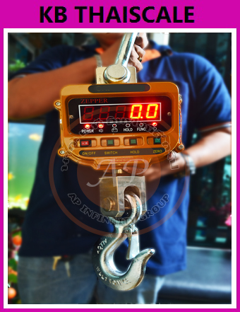 ตาชั่งแขวนดิจิตอล3ตัน ตาชั่งแขวน3000kg เครื่องชั่งดิจิตอลแขวน3000กิโล เครื่องชั่งแบบแขวน3000kg เครื่องชั่งแขวน3000kg ละเอียด1kg ZEPPER SCALE OCS-XZ 3000kg/1kg (ผ่านการตรวจรับรองจากสำนัก ชั่ง ตวง วัด)