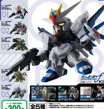 <Preorderปิดรับวันที่ 6/9/2023 >เปิดรับPreorder มีค่ามัดจำ 100 บาท GUNDAM GASHAPON SENSHI FORTE 8 sset of 5 ได้ครบ 5แบบ