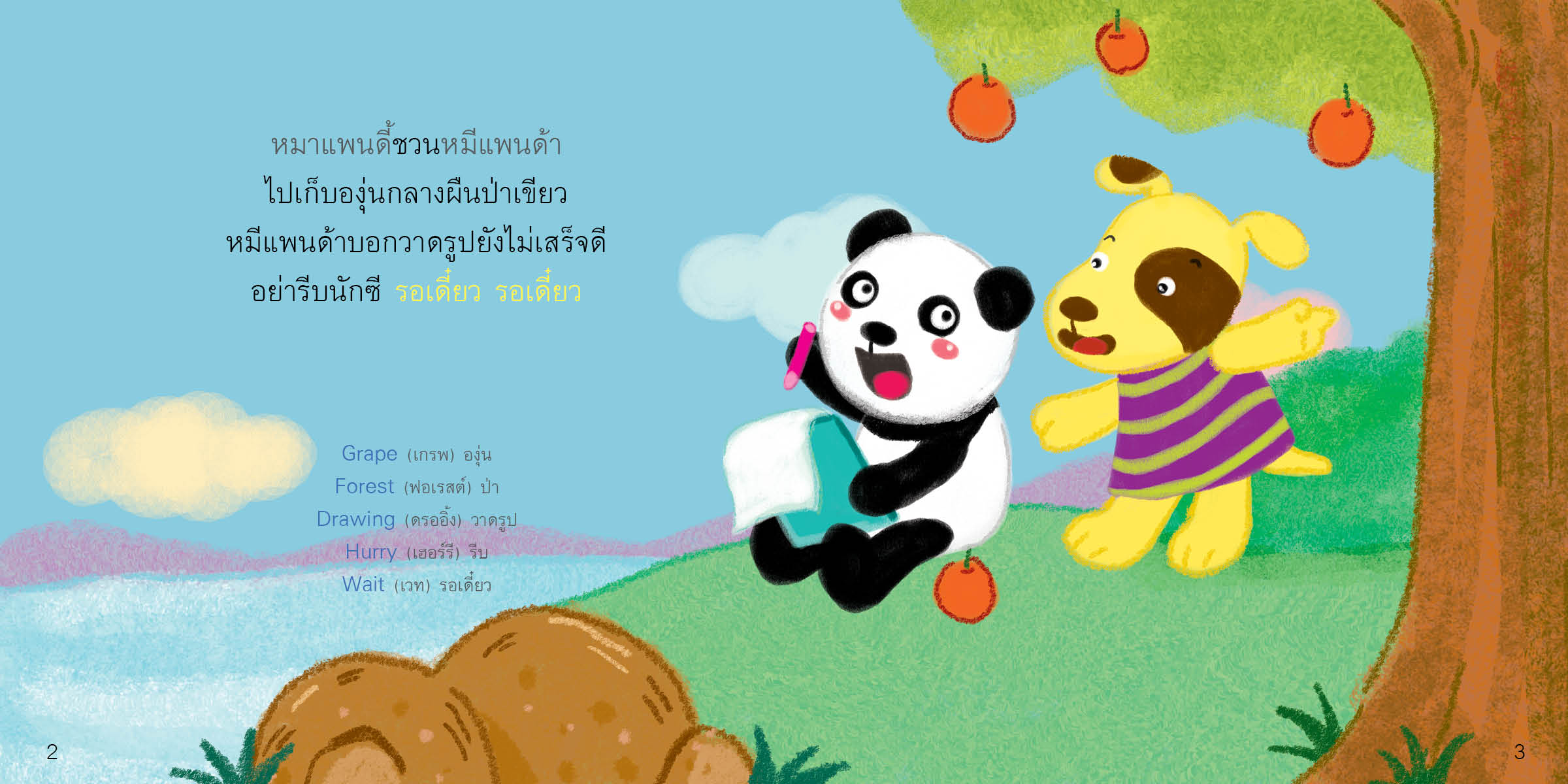 Box Set หมาแพนดี้กับหมีแพนด้า 4 เล่ม