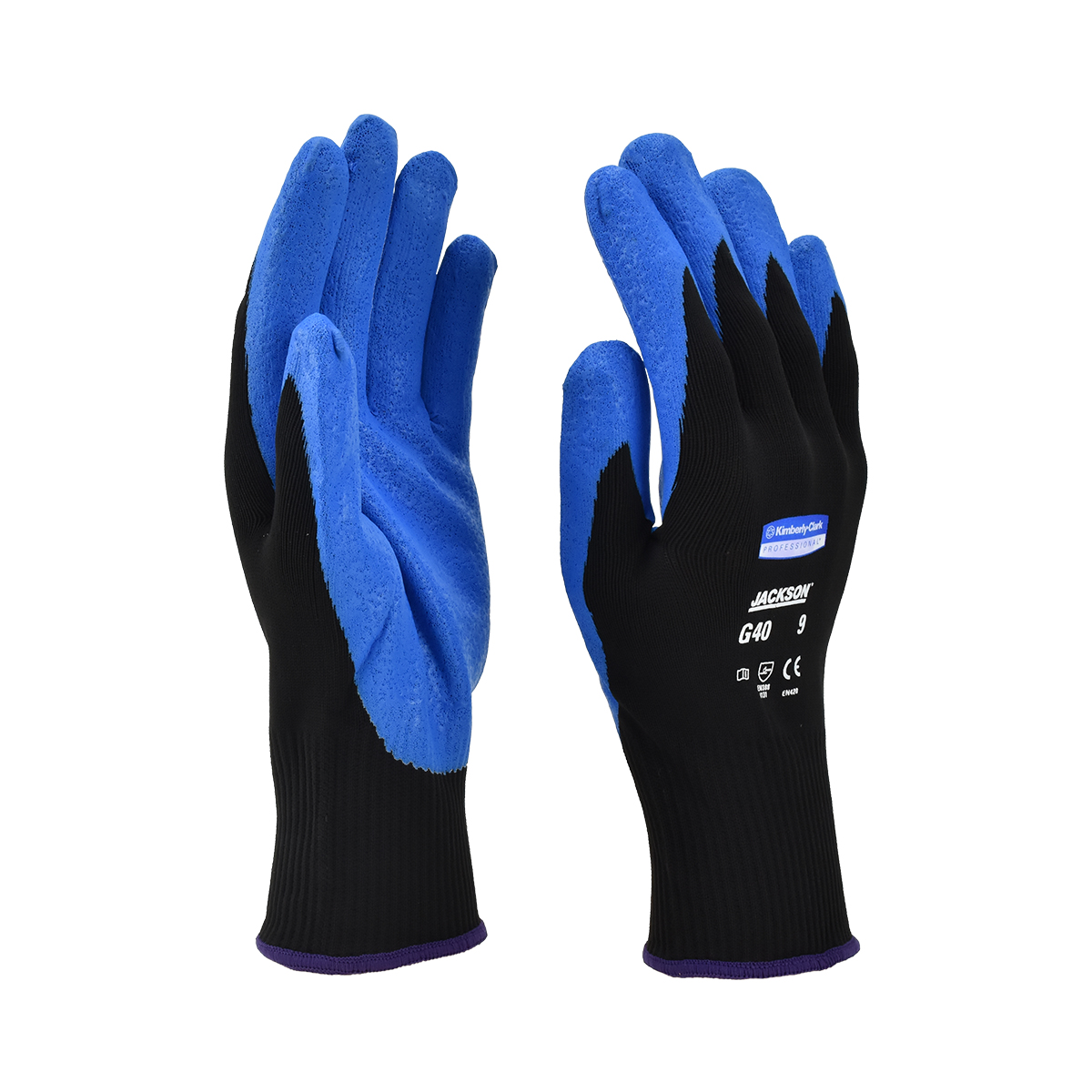 JACKSON ถุงมือสำหรับงานอุตสาหกรรม NITRILE COATED G40 #9