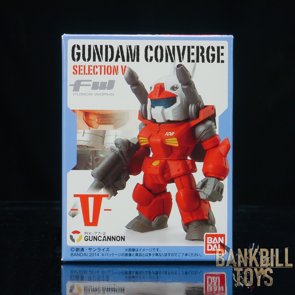 กันดั้ม Bandai Candy Toy FW Gundam Converge Selection V RX-77-2 Guncannon