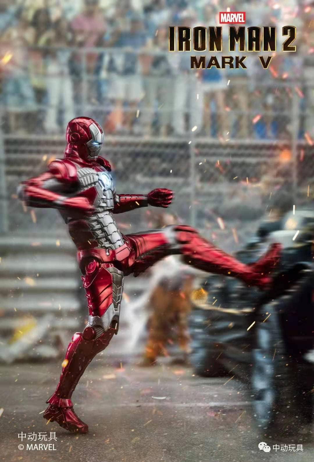 เปิดรับPreorder มัดจำ 200 บาท Marvel Studio 1/10 Iron mark V โมเดลสำเร็จ