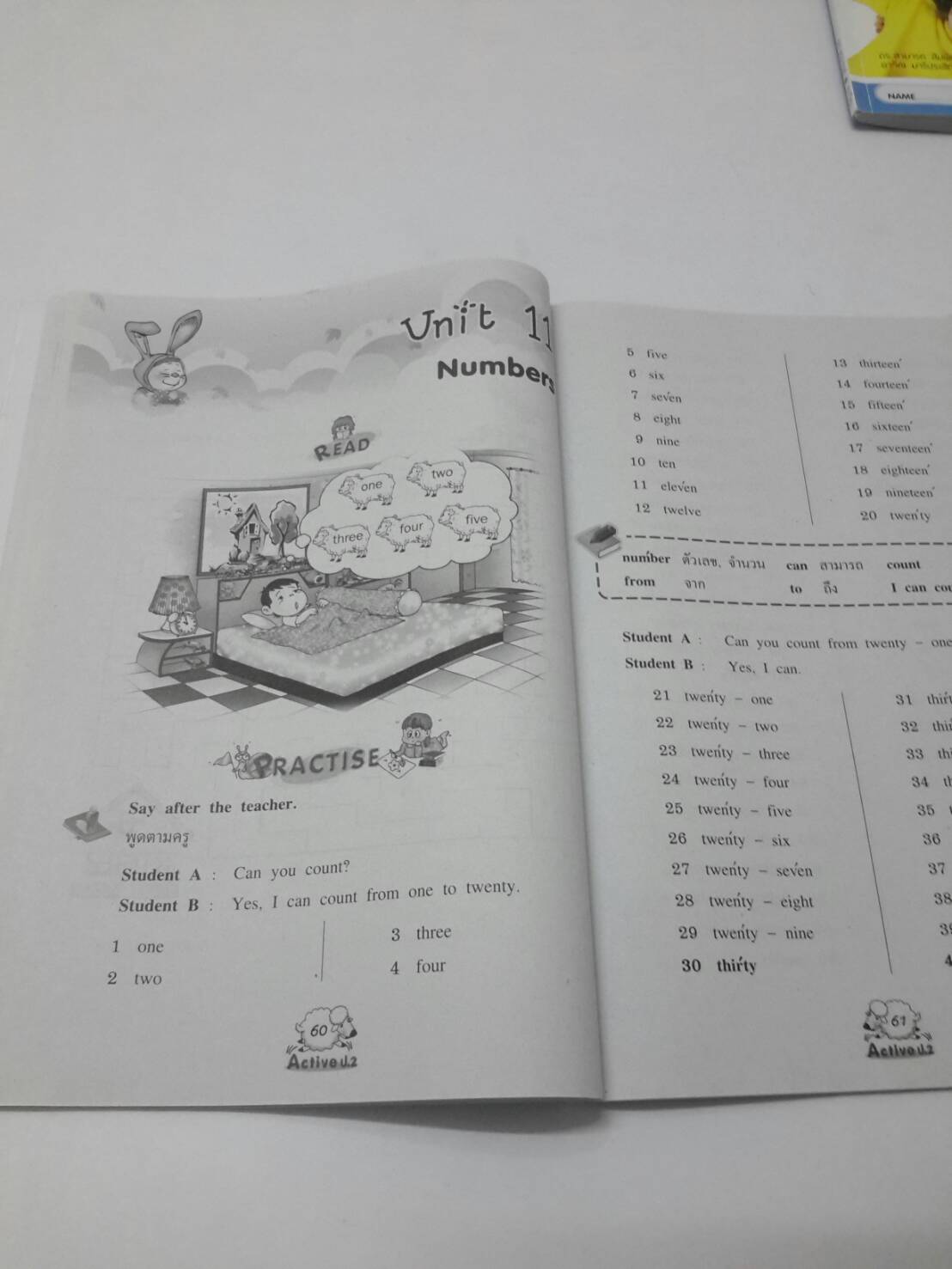 หนังสือ New Active English ป.2 หนังสือฝึกหัดพูดและเขียน สำนักพิมพ์ อจท