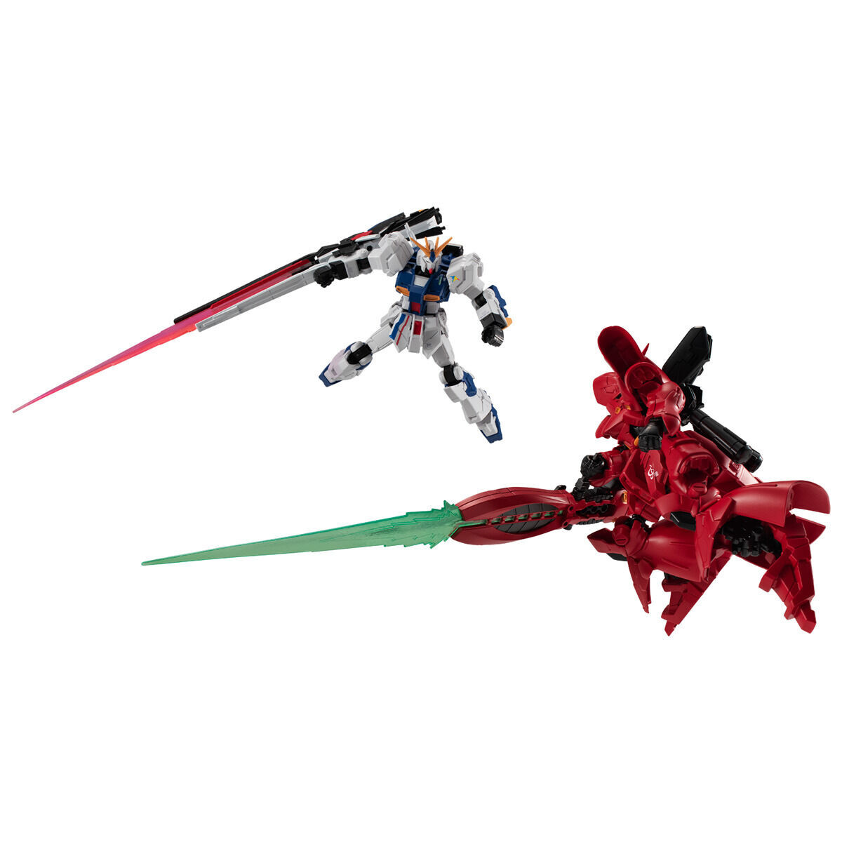 กันดั้ม Bandai Premium Bandai Candy Toy Online Shop Limited Mobile Suit Gundam G Frame FA Special Edition RX-93ff Nu Gundam & MSN-04FF Sazabi Set