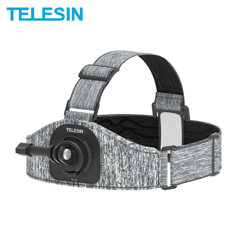 Telesin Head Strap Front and Rear Mount สายรัดหัว แบบใหม่ for GoPro / DJI / Insta360 / SJCAM / Xiaomi l Action Camera