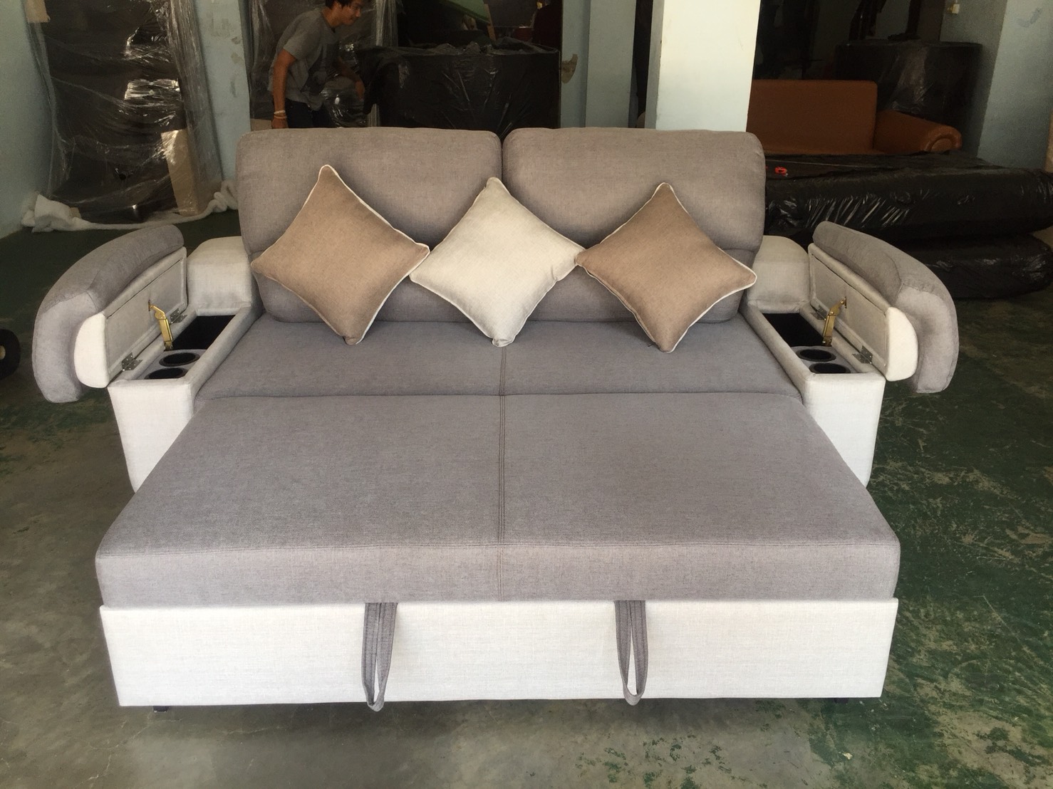 โซฟาเบด Supreme Gold 2.20 m