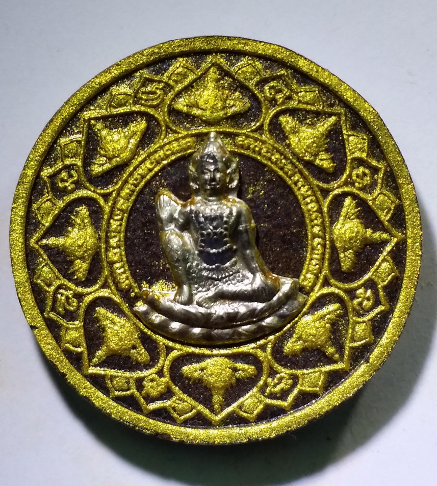 รหัสสินค้า จตุคามรามเทพ 176 พระเทวราชโพธิสัตว์จตุคามรามเทพ รุ่นหลักเมืองมหามงคล ปลุกเสก 16 วิธี 16 วาระ เนื้อผงยา ปัดทอง หน้ากากเงิน ลูกเล็ก