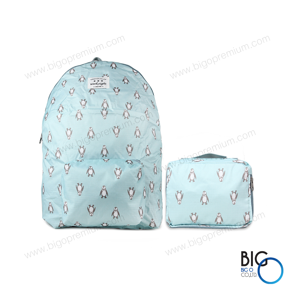 กระเป๋าเป้แฟชั่น พับเก็บได้