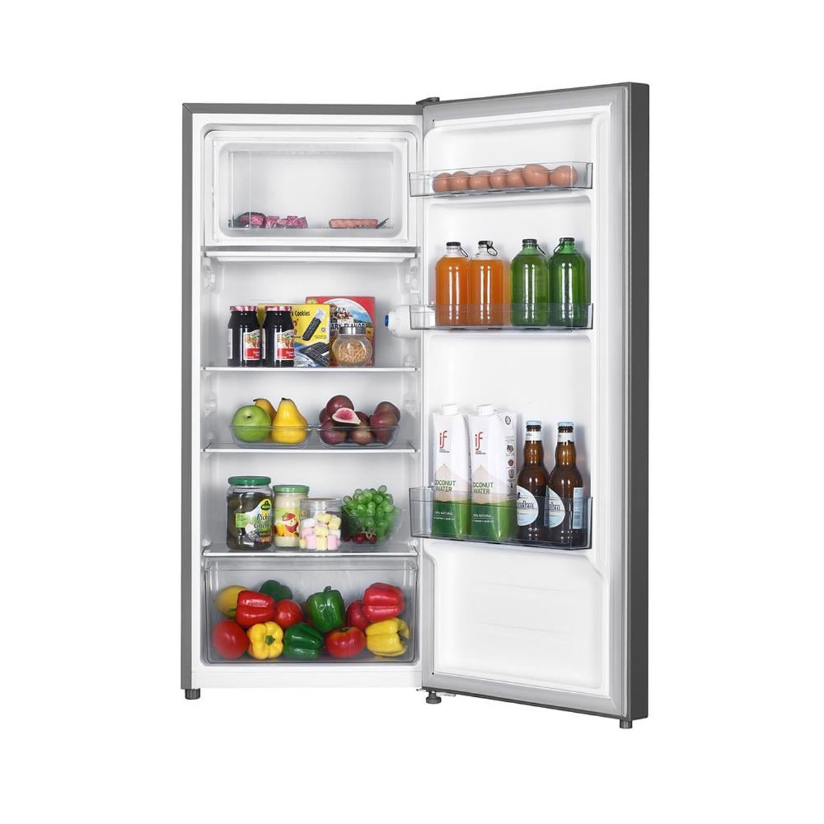 SHARP ตู้เย็น 1 ประตู 5.4Q สีเงิน [SJ-F15ST-SL]