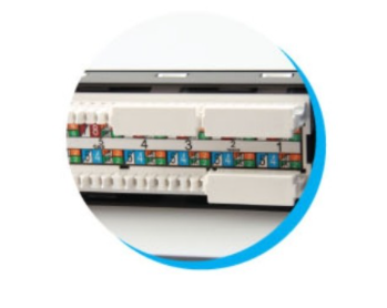 CAT 6+ Patch Panel 48 Port (2U) with Management, Dust Cover, New Lable