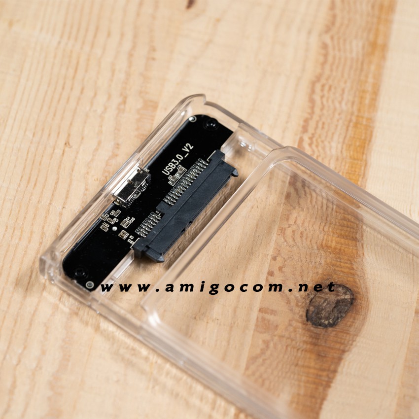 กล่องใส่HDD แบบใส USB3.0 สำหรับHDD Sata 2.5นิ้ว