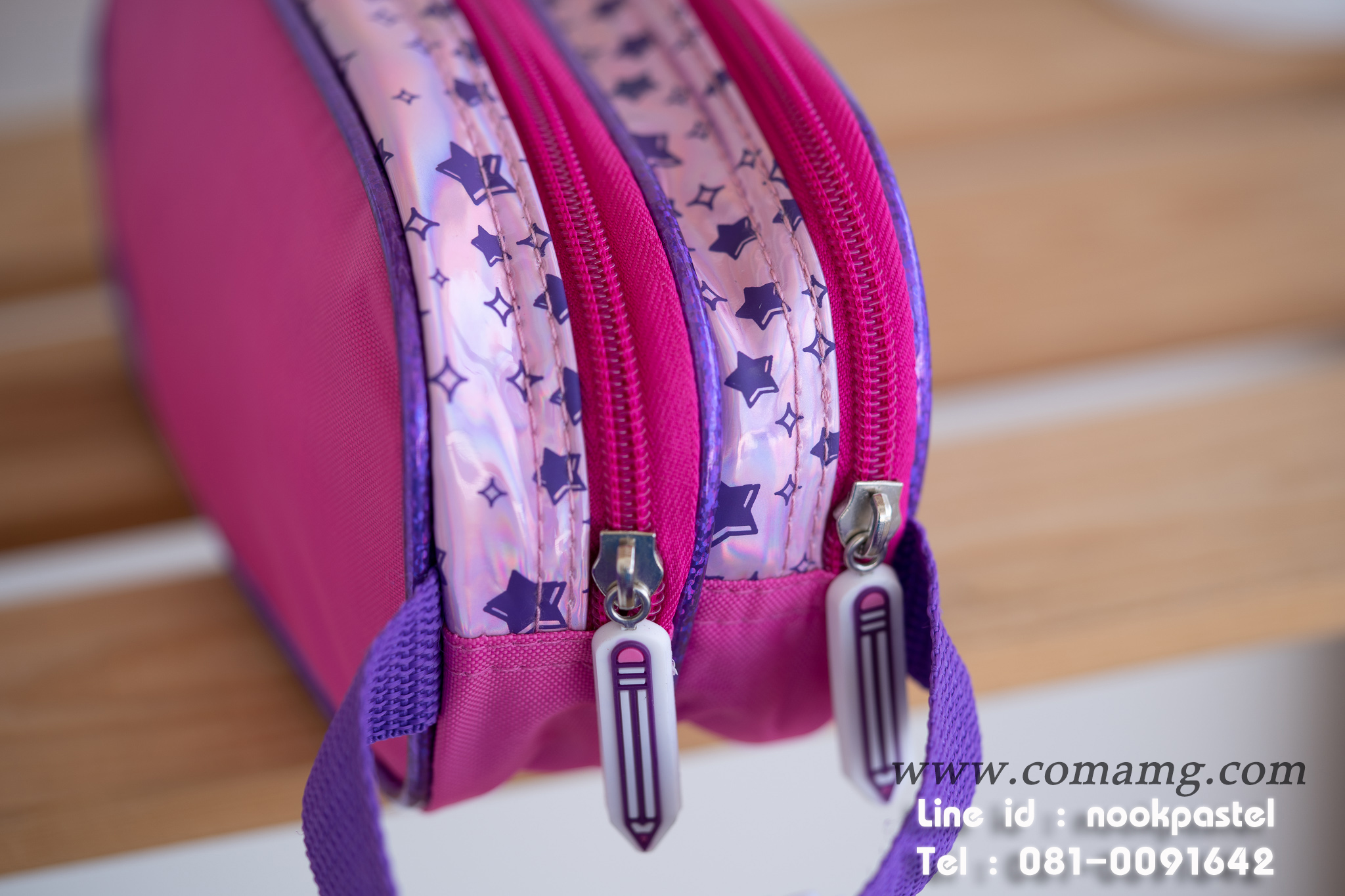 กระเป๋าใส่เครื่องเขียนลายโพนี่ (my little pony ) ลิขสิทธิ์แท้