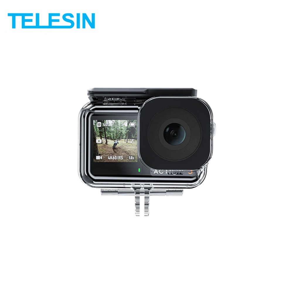 DJI Action 4 / 3 Telesin Waterproof Case เคสกันน้ำ