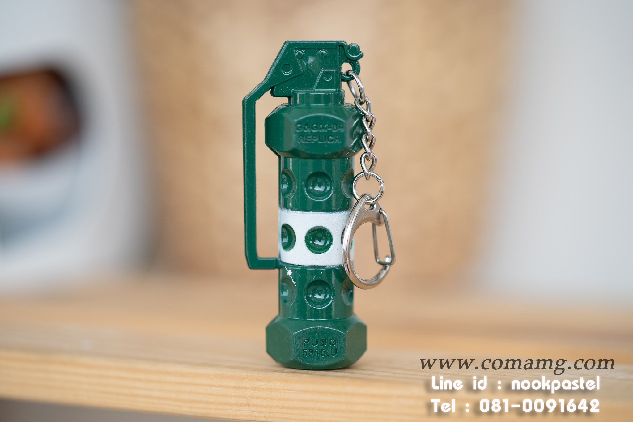 พวงกุญแจPUBG พวงกุญแจเท่ โลหะ