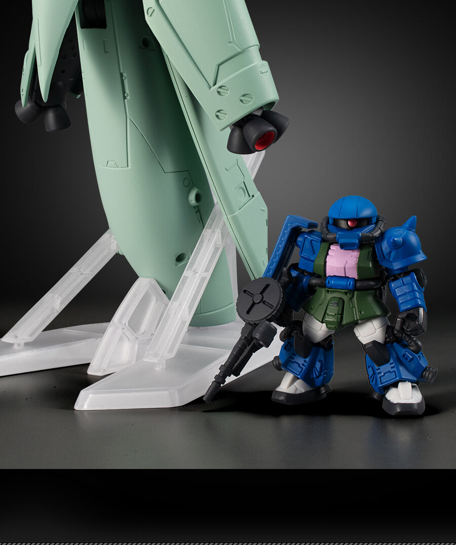 กันดั้ม Bandai Premium Bandai Gashapon Department Store Limited Mobile Suit Gundam Mobile Suit Ensemble EX41 AMX-002 Neue Ziel