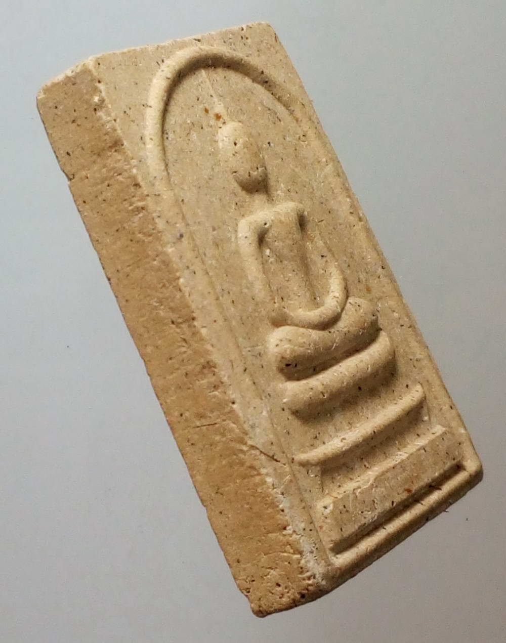 รหัสสินค้า พระไม่ทราบที่ 144 พระสมเด็จเนื้อผง หลังกุมารทอง รัก ยม สร้างปี 2552 ไม่ทราบที่