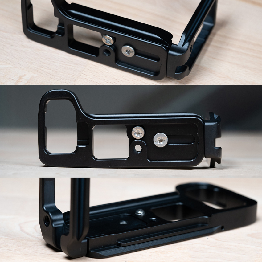 L-Plate Sony A7III / A7RIII / A9 รุ่นรางด้านข้างสไลด์ Camera Grip เพิ่มความกระชับในการจับถือ
