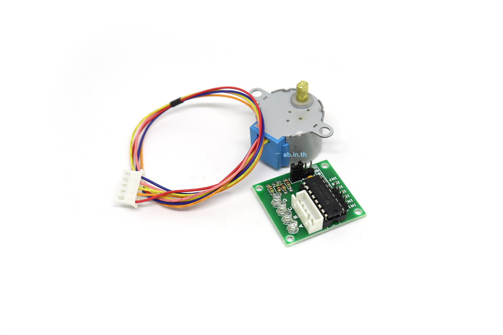 Stepper Motor 4-phase 5V + Driver Board ULN2003