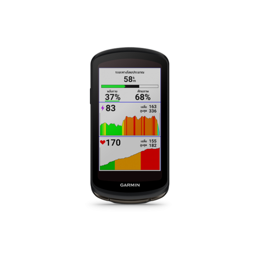 Garmin Edge 1040 Solar GPS Bike Cycling 010-02503-28 ไมล์จักรยานและเครื่องนำทาง ประกันศูนย์ไทย 2 ปี