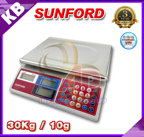 ตาชั่งคำนวนราคา เครื่องชั่งน้ำหนักสินค้า คำนวณค่าสินค้า 30 kg ความล่ะเอียด 10 gผ่านการตรวจรับรองโดยสำนักงานชั่งตวงวัด กระทรวงพาณิชย์